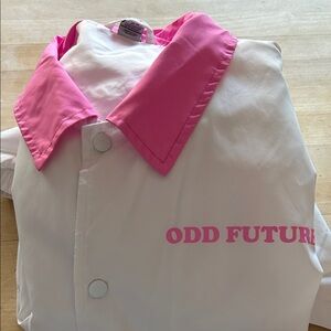 Odd Future White Shirt with Pink Accents